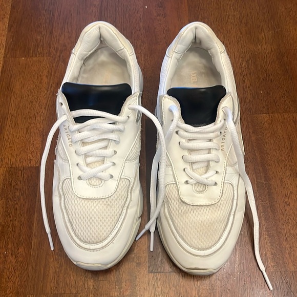 Axel Arigato white leather and canvas sneakers size 7.5 - Picture 2 of 7